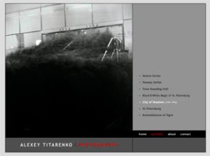 Trabajos de Titarenko visibles en su website (imagen linkada a su portfolio). La fotografía pertecene a su serie "City of Shadows".
